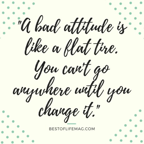 change attitude