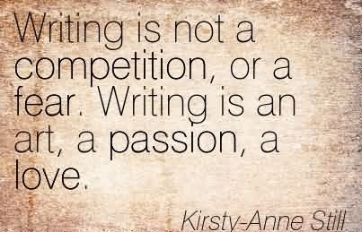 Writing Is My Passion — Detour